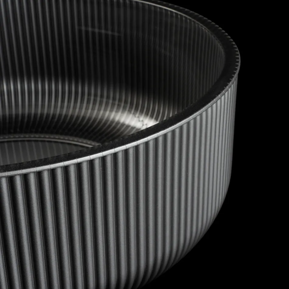 Umywalka nablatowa z żywicą i malowanym szkłem weneckim – Excelsior Viadurini