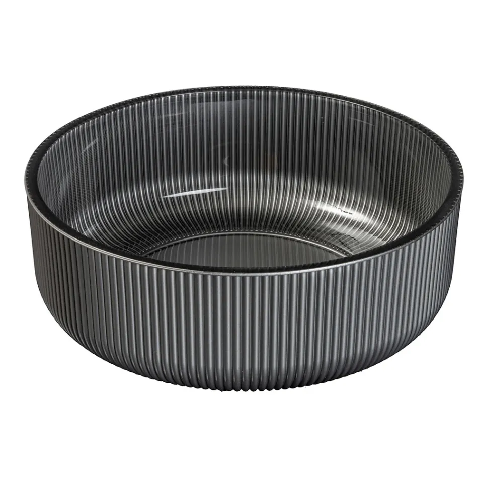 Umywalka nablatowa z żywicą i malowanym szkłem weneckim – Excelsior Viadurini