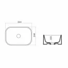 L35 cm Umywalka ceramiczna Made in Italy Leivi Viadurini