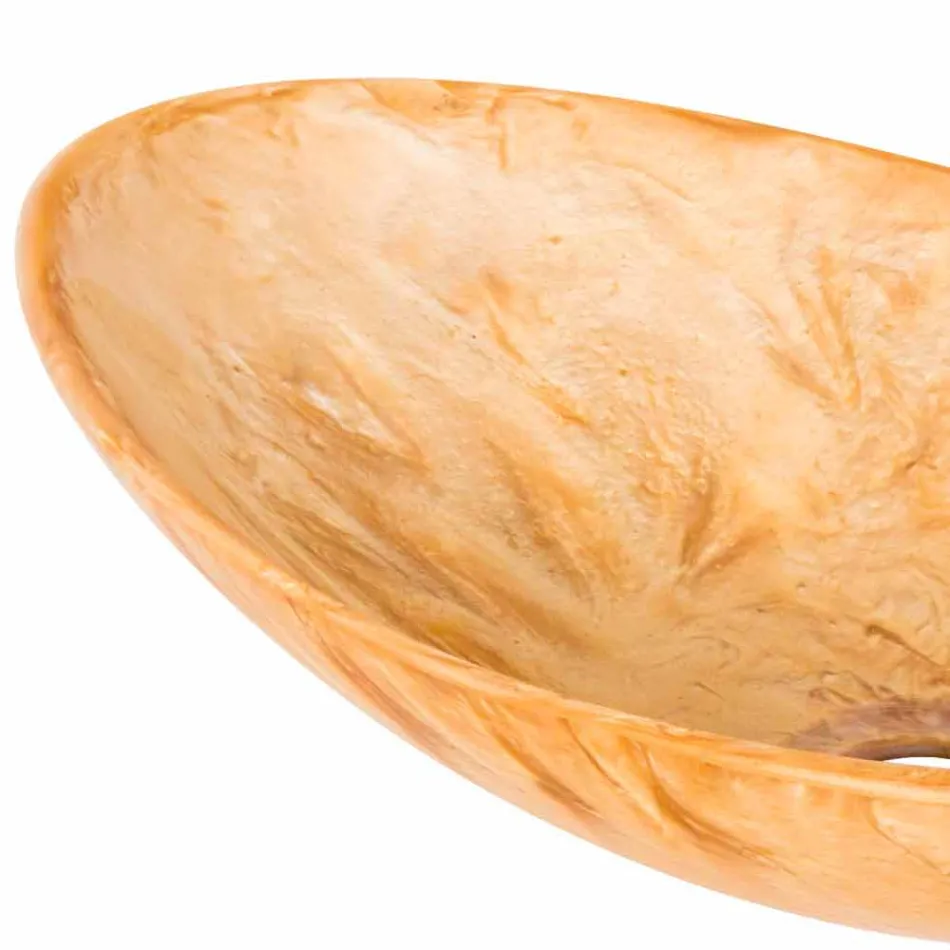 Nowoczesna ręcznie robiona umywalka nablatowa - Malegno Viadurini