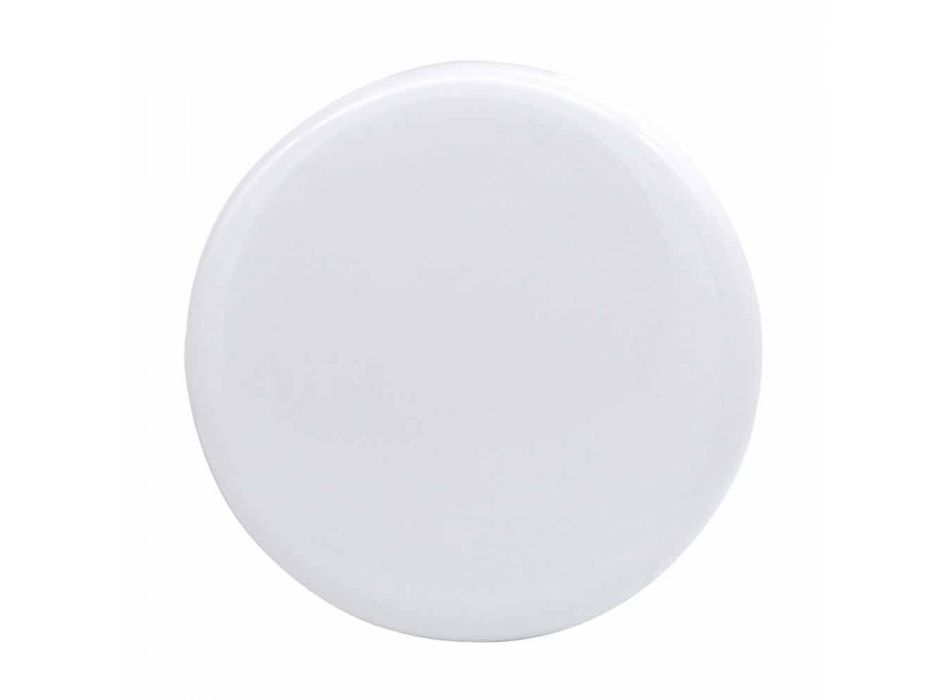 Nowoczesna umywalka nablatowa z białej lub kolorowej ceramiki Star 50x37 cm Viadurini