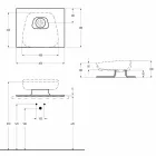 Nowoczesna ceramiczna umywalka nablatowa wykonana we Włoszech, Reale Viadurini