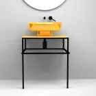 Nowoczesna ceramiczna umywalka nablatowa wykonana we Włoszech, Reale Viadurini