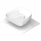 Nowoczesna ceramiczna umywalka nablatowa wykonana we Włoszech, Reale Viadurini