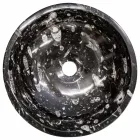 Nowoczesna marmurowa umywalka nablatowa z skamielinami - Mesagne Viadurini