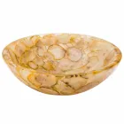 Blat wsparcie nowoczesna sztuczna żywica i kamień agat Petra Viadurini