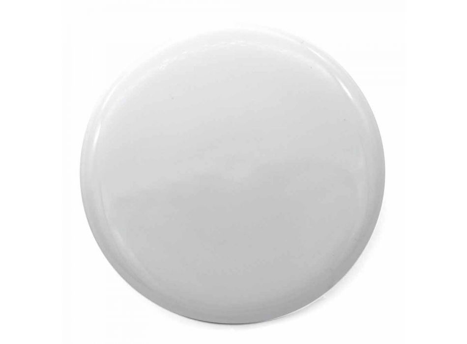 Umywalka nablatowa lub wisząca z białej lub kolorowej ceramiki 2 rozmiary - Malvina Viadurini