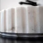 Umywalka nablatowa owalna do łazienki wykonana z białego marmuru - Cunzite Viadurini