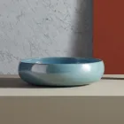 Umywalka łazienkowa nablatowa wykonana z szamotowej gliny Made in Italy - Tallone Viadurini