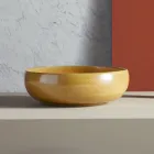 Umywalka łazienkowa nablatowa wykonana z szamotowej gliny Made in Italy - Tallone Viadurini