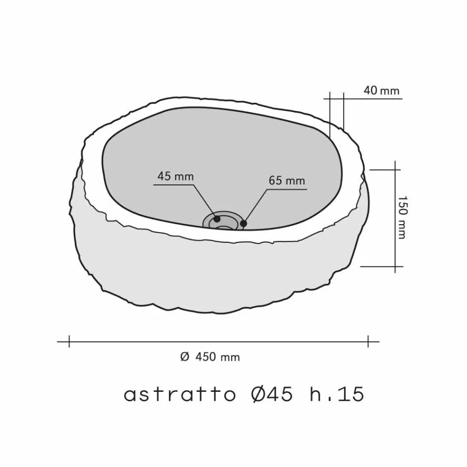 Blat podpora marmur Beige Bombaj Viadurini