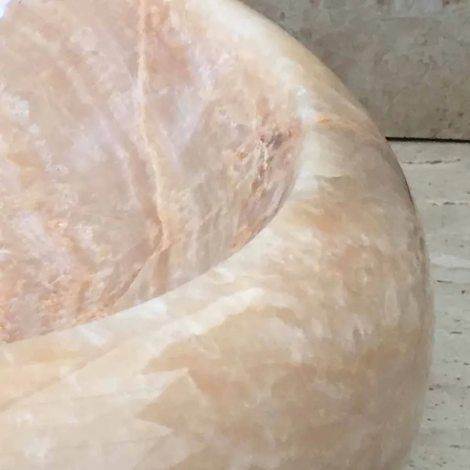 Umywalka pojedyncza blatowa pojedyncza w Arlie onyks Viadurini