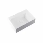 Kwadratowa nowoczesna umywalka nablatowa wykonana we Włoszech, Lavis Viadurini