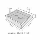 Wsparcie Plac blat w Bazalt Czarnej Ban Viadurini