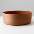 Umywalka nablatowa z naturalnego materiału ziemnego w różnych wykończeniach - Balance Viadurini