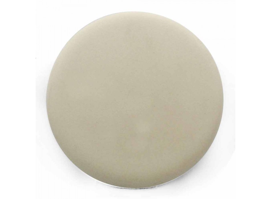 Prostokątna umywalka nablatowa z białej lub kolorowej ceramiki - Malvina Viadurini