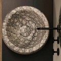 Umywalka ceramiczna caimano okrągła Elisa nablatowa made in Italy