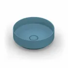 Okrągła, nowoczesna ceramiczna umywalka nablatowa wykonana we Włoszech, Yoel Viadurini