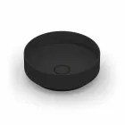 Okrągła, nowoczesna ceramiczna umywalka nablatowa wykonana we Włoszech, Yoel Viadurini