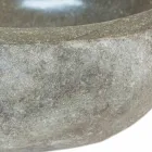 Umywalka appogio kamienia naturalnego Kai mały, jednoczęściowa Viadurini