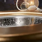 Wbudowana umywalka łazienkowa z ręcznie odlewanej gliny szamotowej Made in Italy - Erioli Viadurini