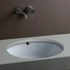 Nowoczesny design, ceramiczny zlew podblatowy - Papavero Viadurini
