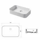 Design umywalka ceramiczna Made in Italy Leivi Viadurini