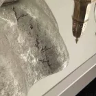 Umywalka nablatowa z białego srebra wykonana we Włoszech z Cubo Viadurini