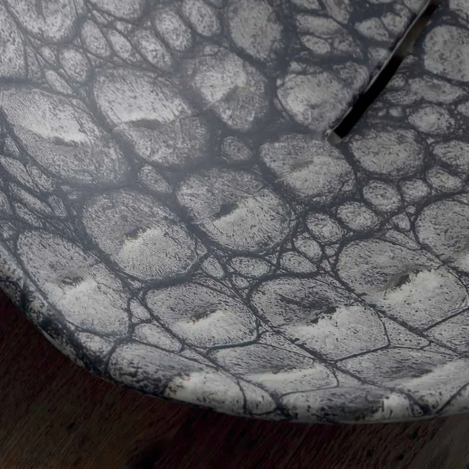 Projekt ceramiczna umywalka nablatowa wykonana we Włoszech Zwierzęta Viadurini