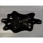 Nowoczesny design blatu z czarnej ceramicznej umywalki wyprodukowanej we Włoszech Rayan Viadurini