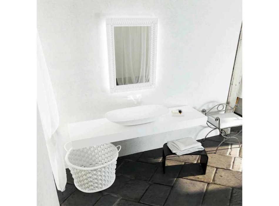 Umywalka wolnostojąca nowoczesna łazienka wykonana we Włoszech Taormina Maxi Viadurini