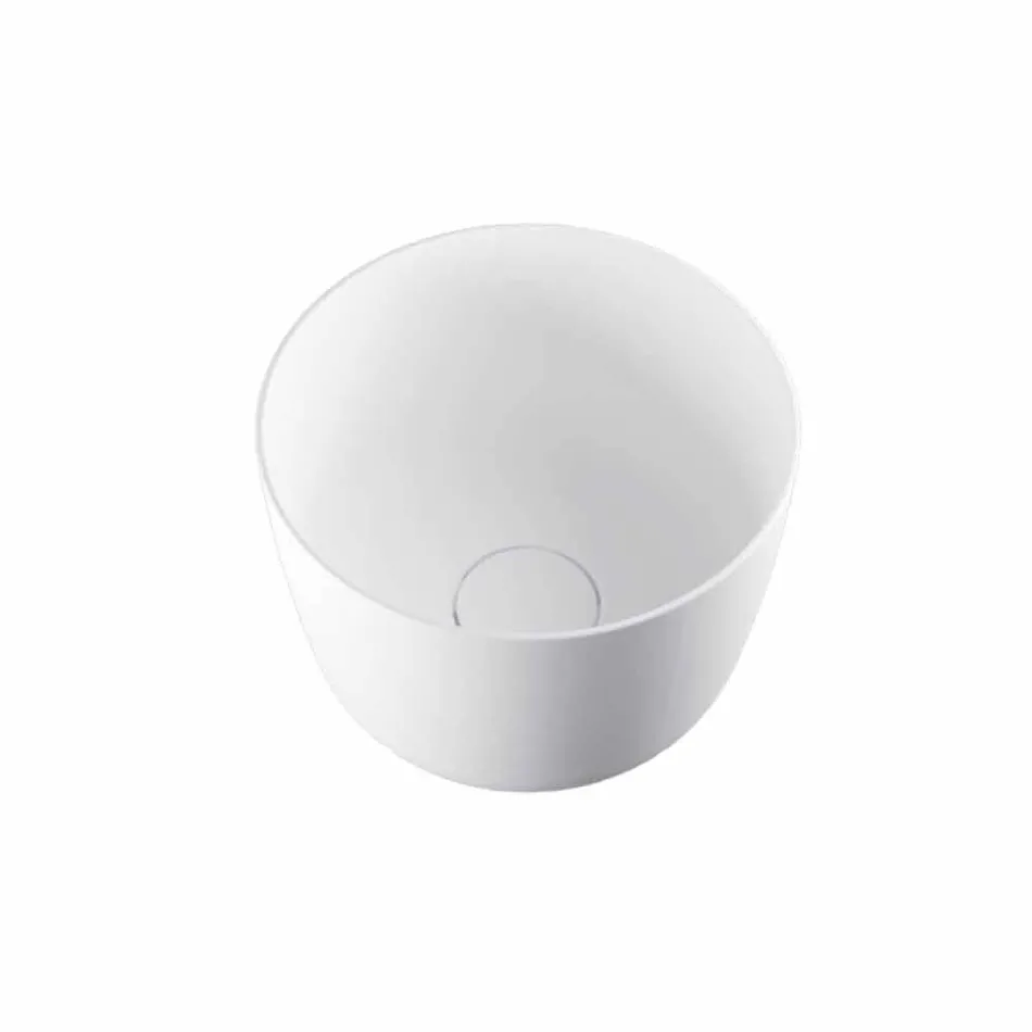 Wolnostojąca okrągła umywalka nablatowa produkowana we Włoszech, Lallio Viadurini