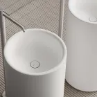 Wolnostojąca ceramiczna umywalka nablatowa Made in Italy - Ragazza Viadurini