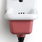 Wolnostojąca umywalka łazienkowa z białej i kolorowej ceramiki 26 cm - Jordan Viadurini