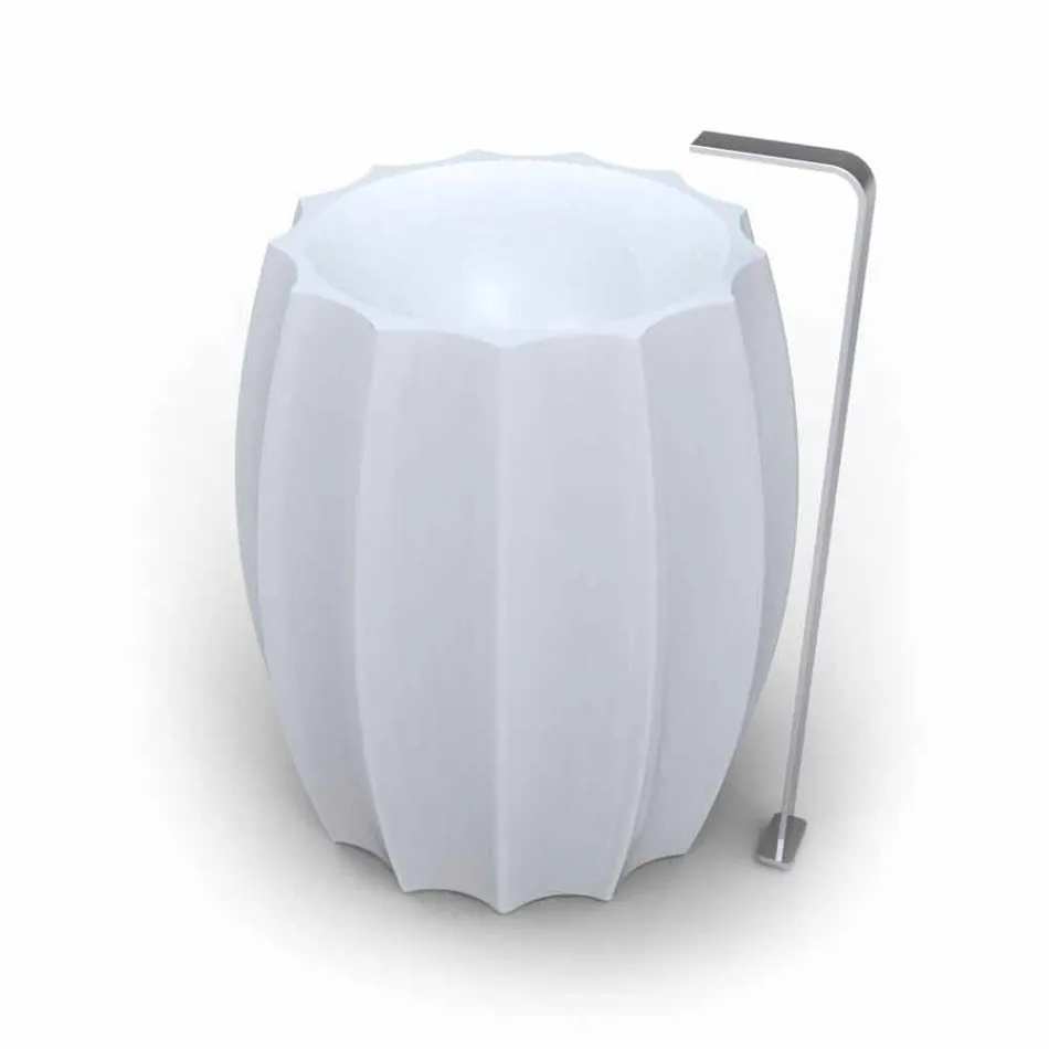 Wolnostojący zlew nowoczesny design Cactus, wykonane we Włoszech Viadurini