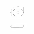 Umywalka w łazience wolnostojąca wykonana we Włoszech Dalmine Medium Viadurini