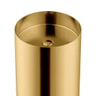 Wolnostojąca designerska umywalka ze stali nierdzewnej w różnych wykończeniach - jaśmin Viadurini