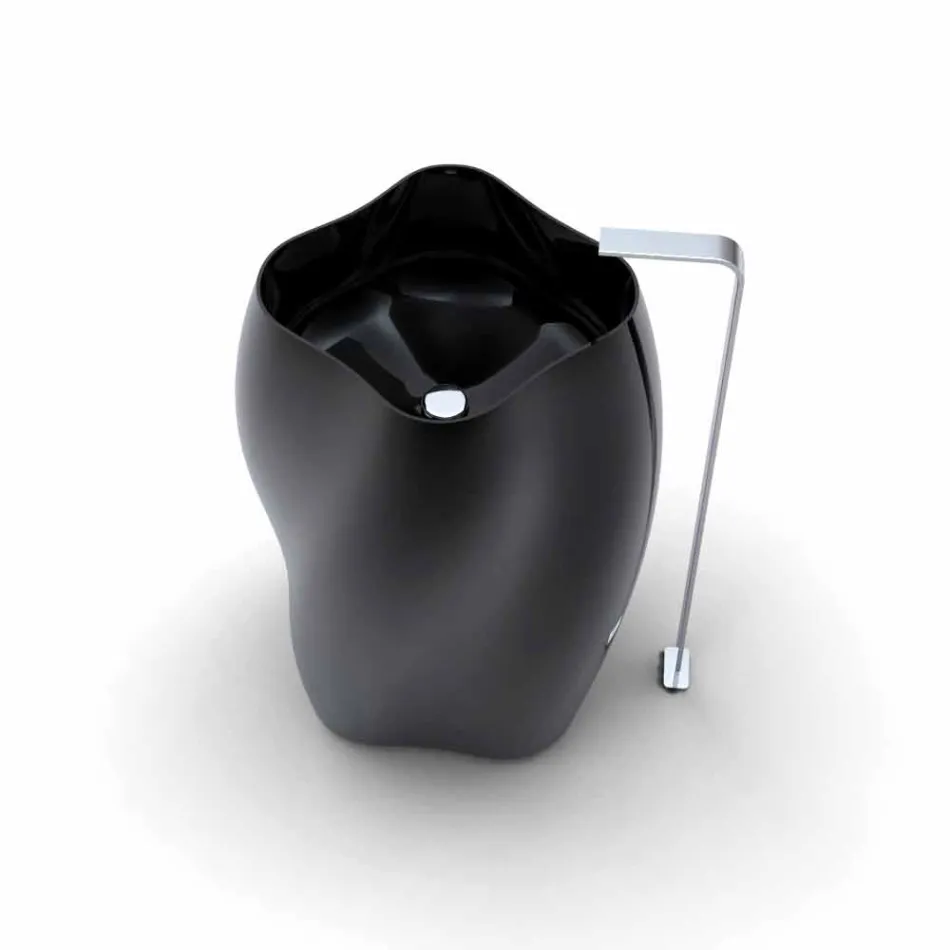 Wolnostojąca umywalka nowoczesnego projektowania kwiat wykonany we Włoszech Viadurini