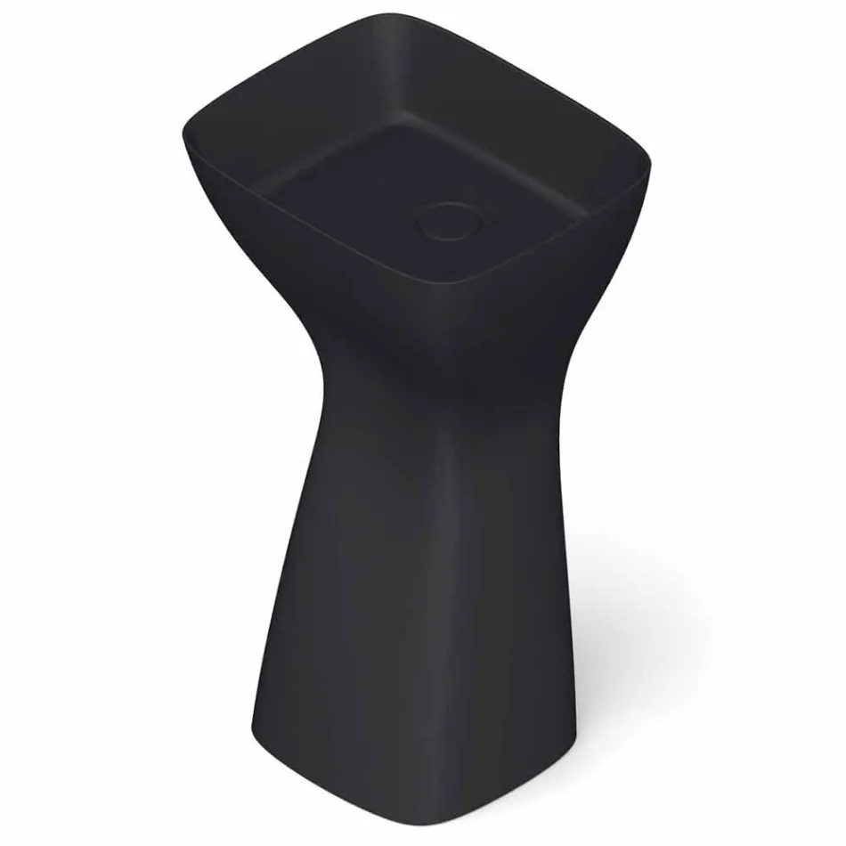 Nowoczesna ceramiczna umywalka wolnostojąca wykonana we Włoszech, Firmino Viadurini