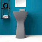 Nowoczesna ceramiczna umywalka wolnostojąca wykonana we Włoszech, Firmino Viadurini