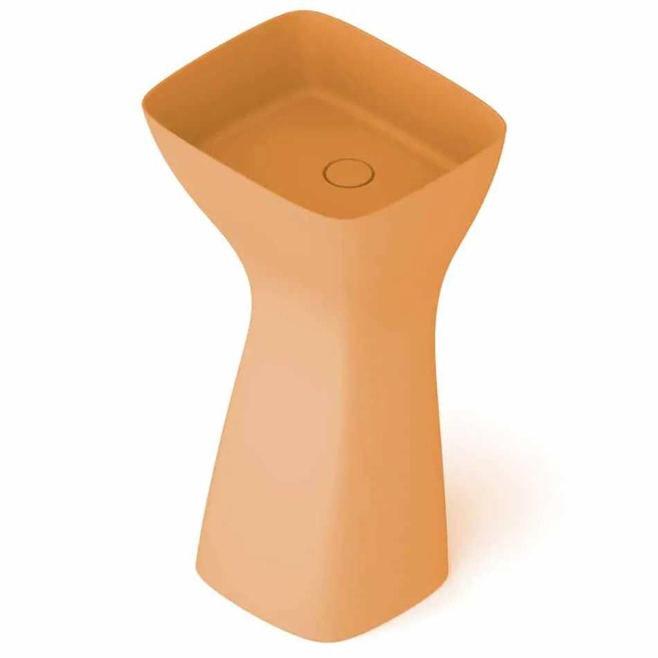 Nowoczesna ceramiczna umywalka wolnostojąca wykonana we Włoszech, Firmino Viadurini