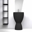 Nowoczesna wolnostojąca ceramiczna umywalka wykonana we Włoszech, Basile Viadurini