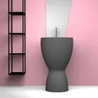 Nowoczesna wolnostojąca ceramiczna umywalka wykonana we Włoszech, Basile Viadurini