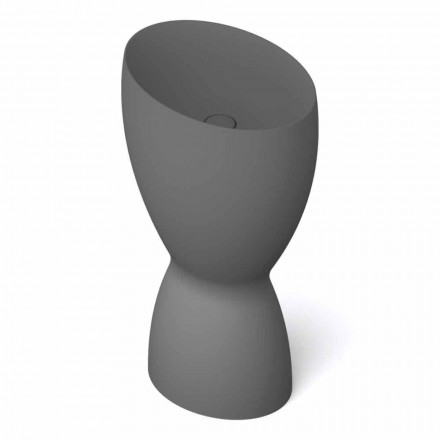 Nowoczesna wolnostojąca ceramiczna umywalka wykonana we Włoszech, Basile Viadurini