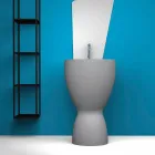 Nowoczesna wolnostojąca ceramiczna umywalka wykonana we Włoszech, Basile Viadurini