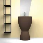 Nowoczesna wolnostojąca ceramiczna umywalka wykonana we Włoszech, Basile Viadurini