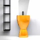 Nowoczesna wolnostojąca ceramiczna umywalka wykonana we Włoszech, Basile Viadurini