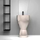 Nowoczesna wolnostojąca ceramiczna umywalka wykonana we Włoszech, Basile Viadurini