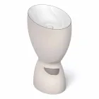 Nowoczesna wolnostojąca ceramiczna umywalka wykonana we Włoszech, Basile Viadurini