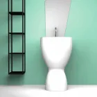 Nowoczesna wolnostojąca ceramiczna umywalka wykonana we Włoszech, Basile Viadurini